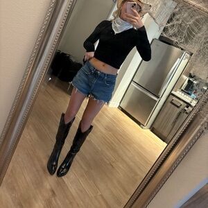 Billini Black Western Boots, worn once like new